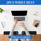 MABOZOO L-Shaped Desk Wrist Elbow Rests, Ergonomic Wrist Cushions - Image 5