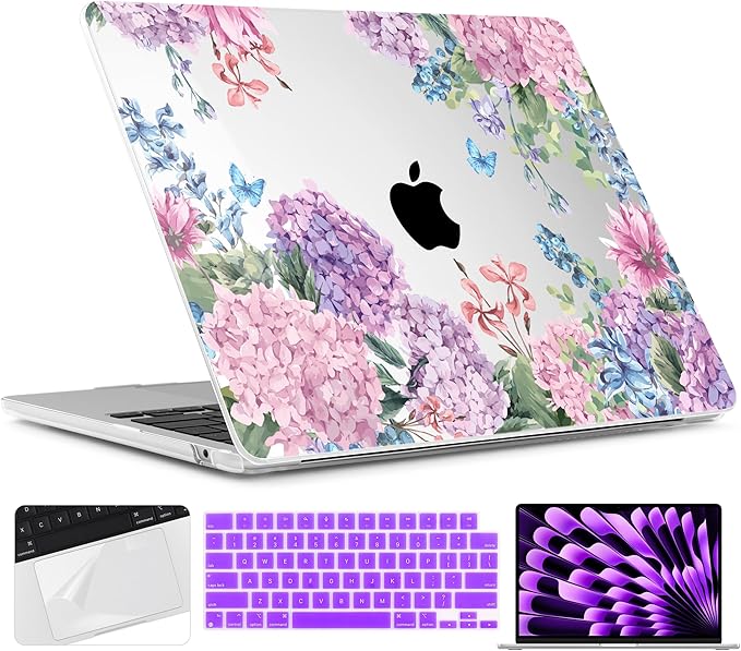 TWOLSKOO Compatible with M4 MacBook Air 15 inch Case 2025-2023 Released Model by TWOLSKOO
