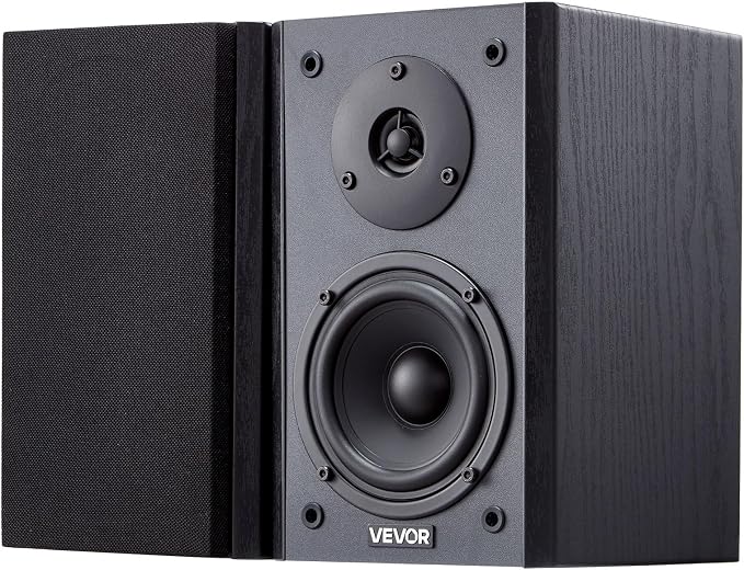 VEVOR Powered Bookshelf Speakers, 20W x 2, Active Studio Monitor Speaker by VEVOR