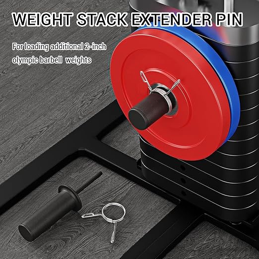 Weight Stack Pin, Gym Pin with Spring Clip Collar, Weight Pins - Image 3