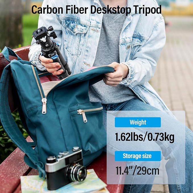 SIRUI Carbon Fiber Travel Tripod - Image 2