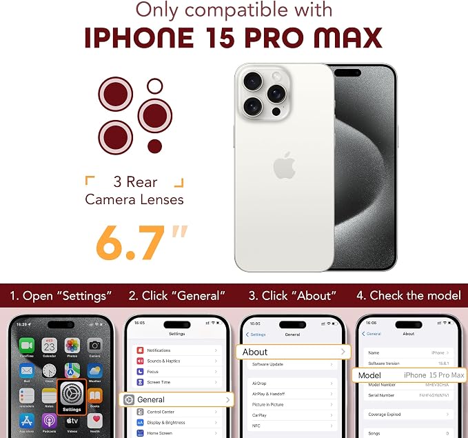 Magnetic for iPhone 15 Pro Max Case, Compatible - Image 8