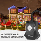 Outdoor Timer Outlet Waterproof, 24 Hour Mechanical Light Timer Outdoor - Image 6