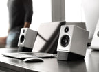 Audioengine A2+ 24 Bit 60 Watt Bluetooth Desktop Computer Speakers - Image 3