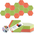 Mollywell Hexagon Acoustic Panels, High Density, Soundproofing, Decorative by Mollywell