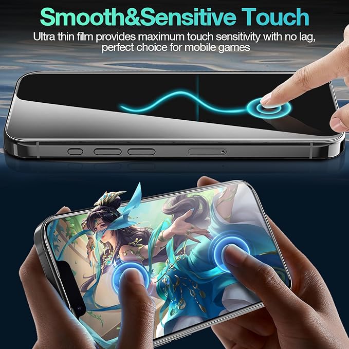 3 Pack Flexible Film for iPhone 16e Screen Protector, Invisible Thin, Never - Image 6