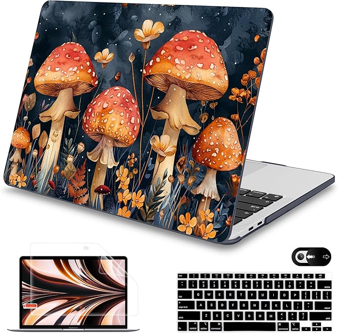 Mektron for MacBook Air 13 Case A1466/A1369, Snap-on Plastic Hard Shell Cover by Mektron