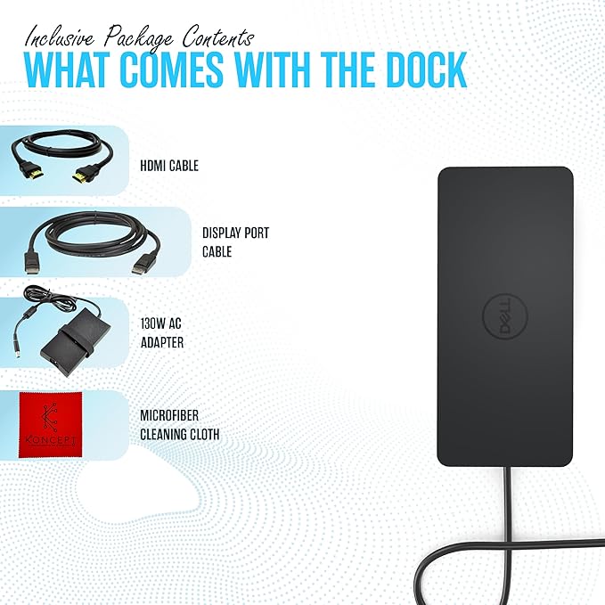 UD22 Dell Universal Docking Station USB-C/USB-A Supports Dual/Triple & 4 - Image 2