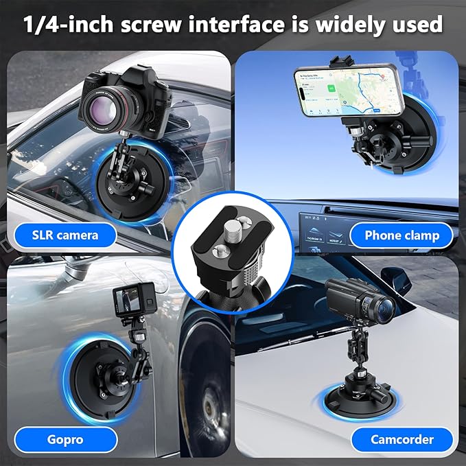6" Camera Suction Cup Mount - Image 4