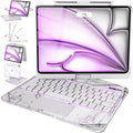 Intermerge Clear Keyboard Case for iPad Air 11", Air 5th/4th, Pro 11" 2022-2018 by Intermerge