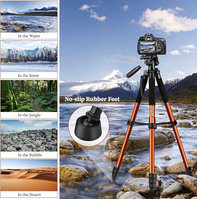 JOILCAN Tripod Camera Tripods, Heavy Duty Tall Cameras Tripod Stand, - Image 3