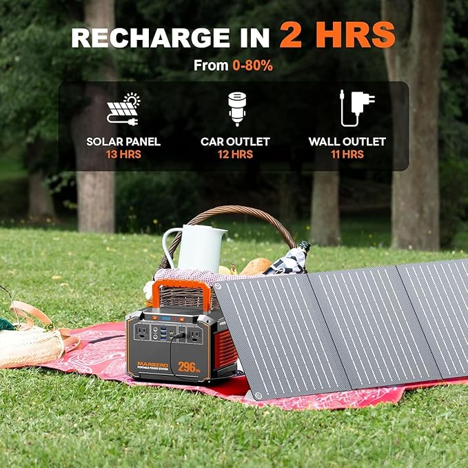 MARBERO 296Wh Solar Generator - Image 3