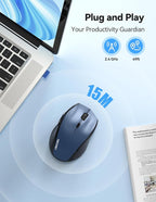 TECKNET Wireless Mouse Rechargeable, Mouse - Image 3