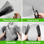 Ouskr Replacement Window Screens Roll, 48 inch x 100 feet Durable Window Screen - Image 5