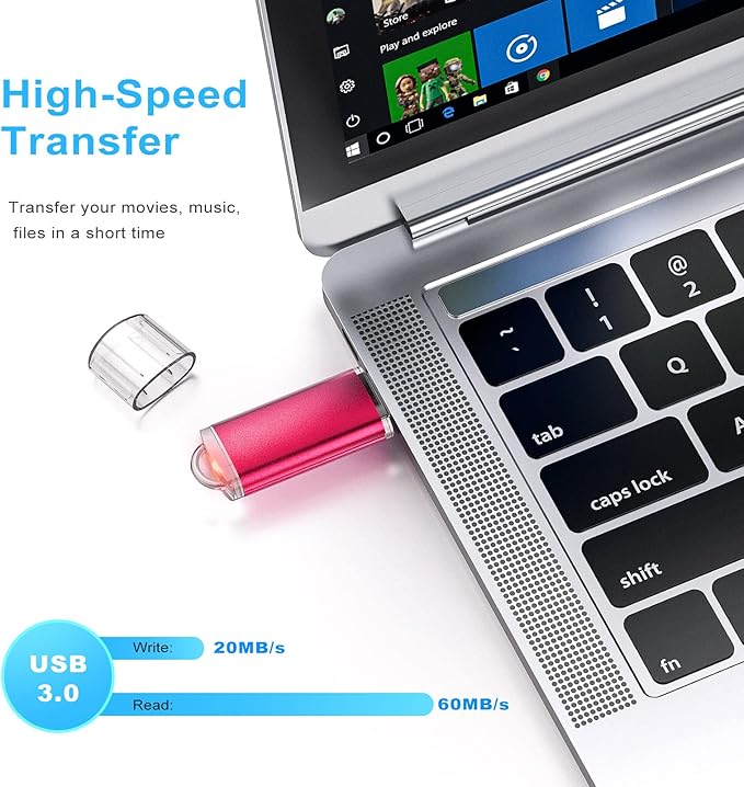TOPESEL 32GB 10Pack 3.0 USB Flash Drive High Speed 32G Thumb Drive Memory Stick - Image 2