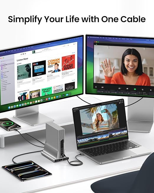 Silkland USB 4 Cable for Thunderbolt 4 Cable 1FT, 40Gbps USB C Data Cable - Image 8