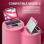 GUSGU Transparent Case with Wireless Keyboard - Image 2