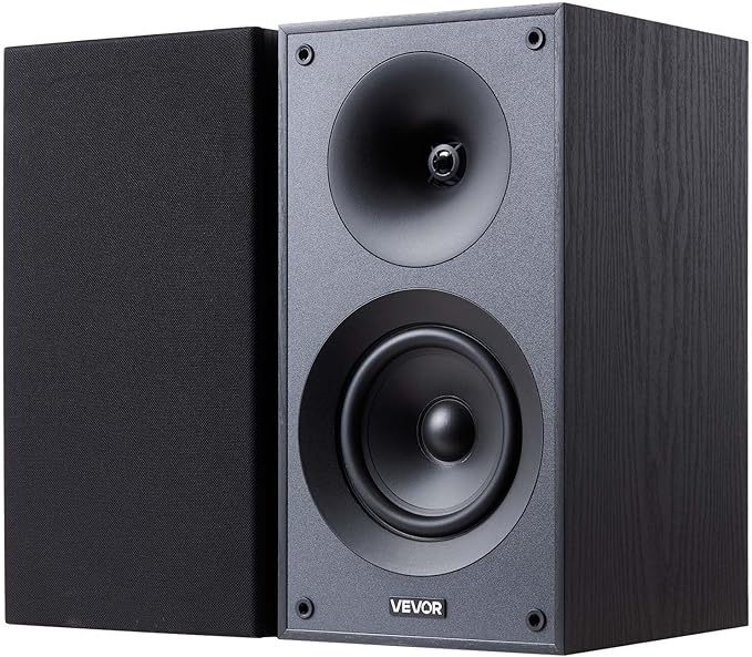 VEVOR Passive Bookshelf Speaker, Book Shelf Stereo Speakers by VEVOR