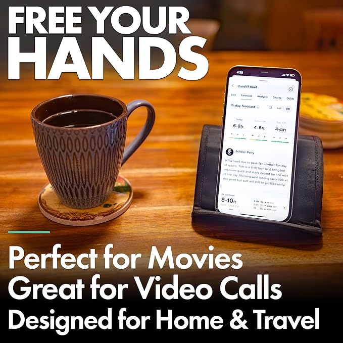 Folden Airplane Phone Holder, Flexible Tablet and Cell Phone Holder, Folding - Image 3