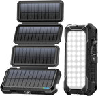 BLAVOR Solar Charger Power Bank, PD 18W Fast Charging 20000mAh Battery Pack by BLAVOR