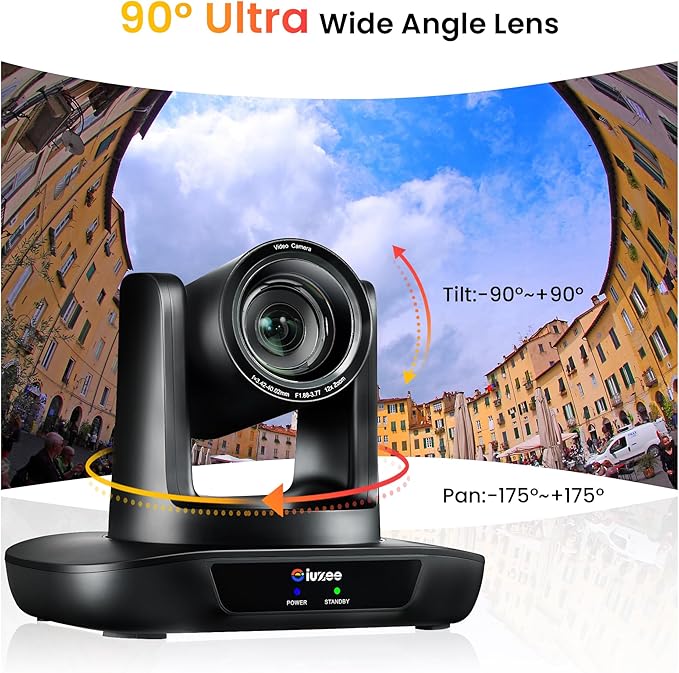 12X Optical Zoom Conference Room Camera USB3.0 HDMI PTZ Camera 1080P 60FPS - Image 4