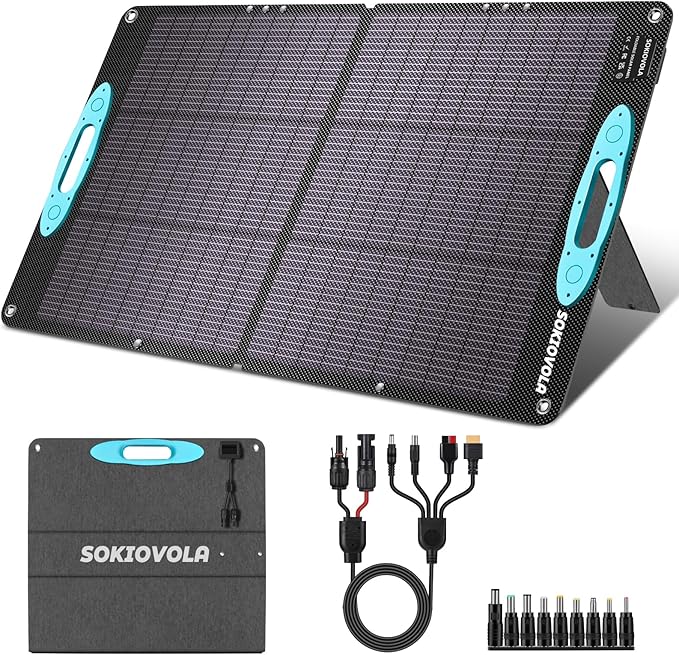 N-Type 16BB 100W Portable Solar Panel by SOKIOVOLA