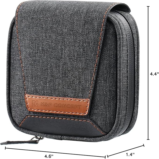 K&F CONCEPT 4 in 1 Basic Model Lens Filter Pouch Up to 95mm solar filter Pouch - Image 7