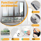 Window Screen Replacement, Screen Door Repair Kit, Including 50 FT - Image 5