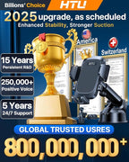 HTU 2025 Upgraded Car Phone Holder 【Safety Certs & No Smell】 Cell Phone Holder - Image 2