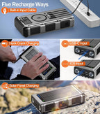 GOODaaa Power Bank Wireless Charger 45800mAh Built in Hand Crank and 4 Cables - Image 5