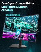 SANSUI 27 Inch Curved 160Hz Gaming Monitor, 1500R Curved Computer Gaming - Image 5
