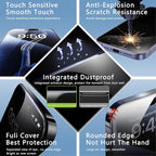 2 Pack Matte Screen Protector for iPhone 15 Pro 6.1-Inch Auto Dust Removal - Image 6
