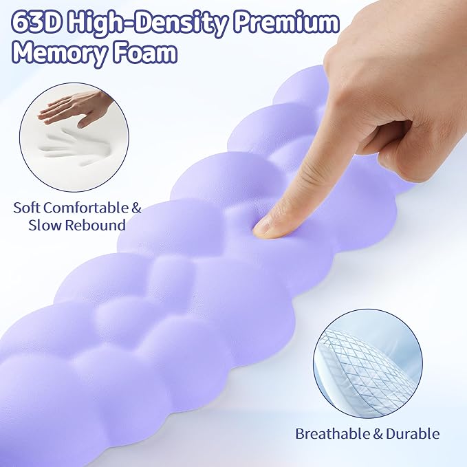 Cloud Wrist Rest Keyboard, Cloud Keyboard Wrist Pad Set - Image 4