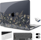 MEEgoodo for MacBook Air 13.3 inch Case 2021 2020 2019 2018 A2337 M1 A2179 A1932 by MEEgoodo