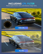 Dash Cam 4 Channel Front and Rear Inside, 360° Car Camera 4K UHD, Dash Camera - Image 10