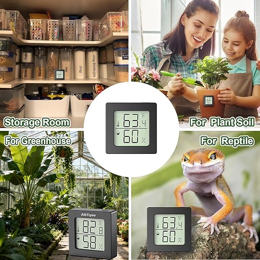 2 Pcs Digital Hygrometer Indoor Thermometer Humidity Meter Room Thermometer - Image 6