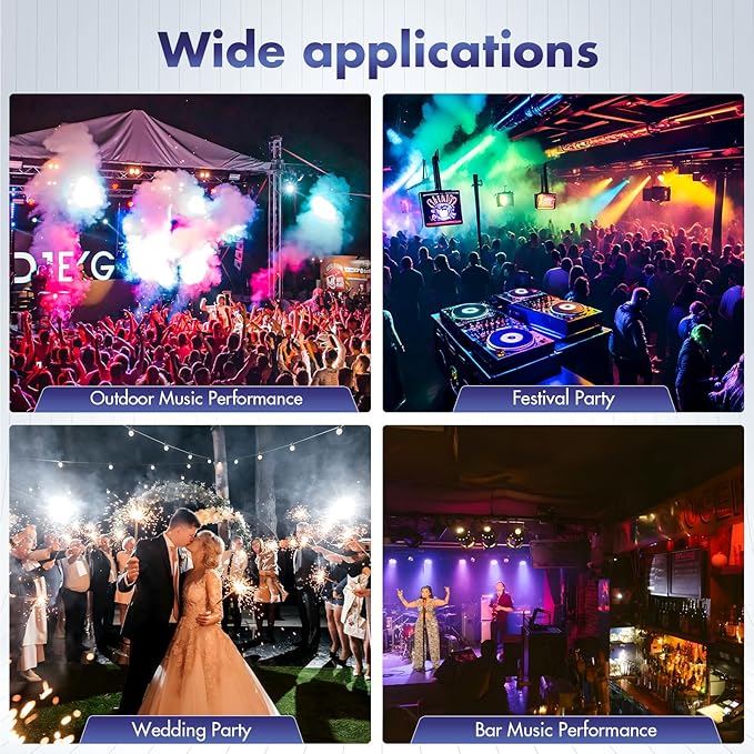 Qoope DJ Light Stand T-Bar, Heavy-Duty DJ Stand Tripod Adjustable DJ Lighting - Image 7