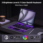 iPad Keyboard Case for 2024 M4 iPad Pro 13 inch, Magic Wireless Keyboard - Image 5