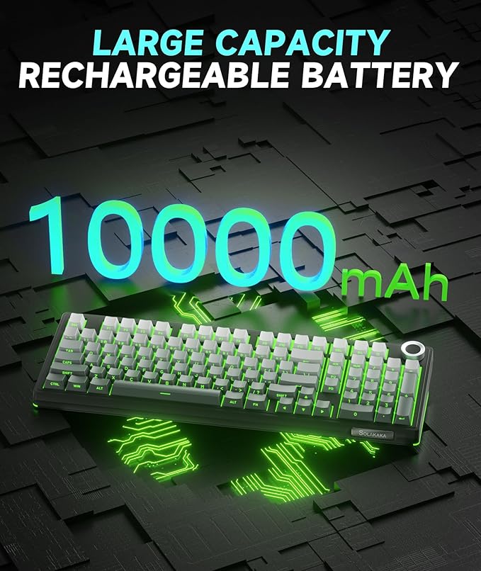 KI99 Pro 96% Wireless Mechanical Keyboard, RGB Gaming Keyboard, Hot-Swappable - Image 6