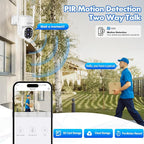【Dual Wi-Fi, 2MP+2MP Dual Lens】 2K Security Camera System - Image 7