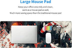 Koi Fish Large Mouse Pad, Gaming Keyboard Desk Pad, Extended Mouse Mat Non-Slip - Image 8