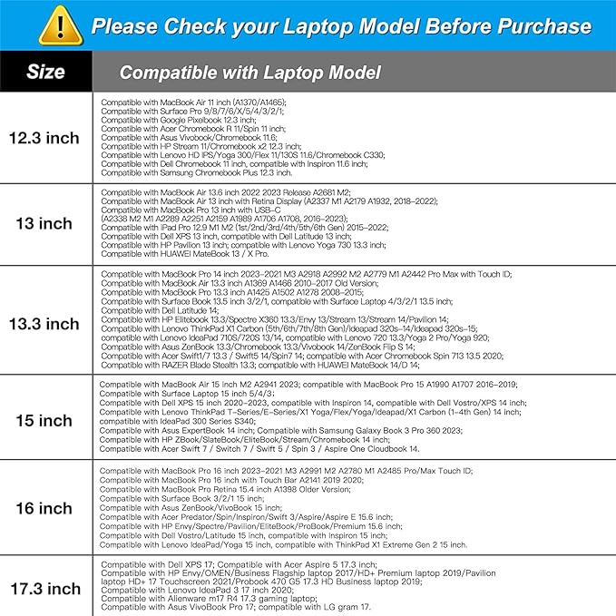 MOSISO Laptop Case 13 inch, 13 inch Laptop Sleeve Compatible - Image 5