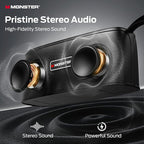 Monster Shock Portable Bluetooth Speaker, 30W Loud Sound, IPX6 Waterproof - Image 2