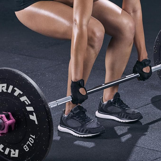 RitFit Bumper Plates, Colored Fleck-Rubber Weight Plates - Image 8