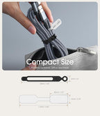 32Pcs Nearockle Cable Labels and Silicone Cable Ties Cable Management Set - Image 2