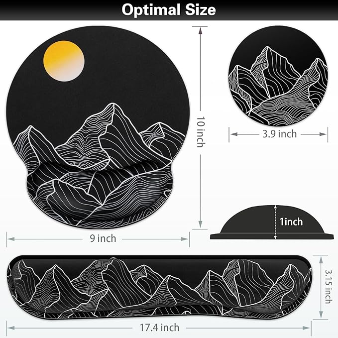Ergonomic Keyboard Wrist Rest, Mouse Pad - Image 6