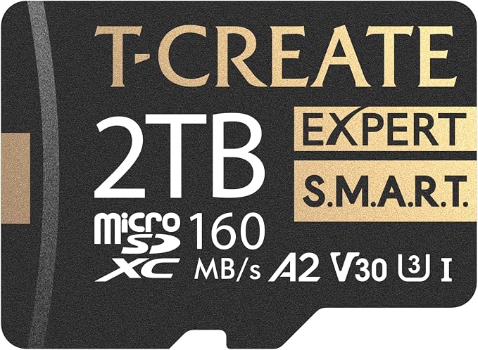 TEAMGROUP T-Create Smart A2 2TB Micro SDXC U3 V30 4K R/W Speed up to 160/150 by TEAMGROUP