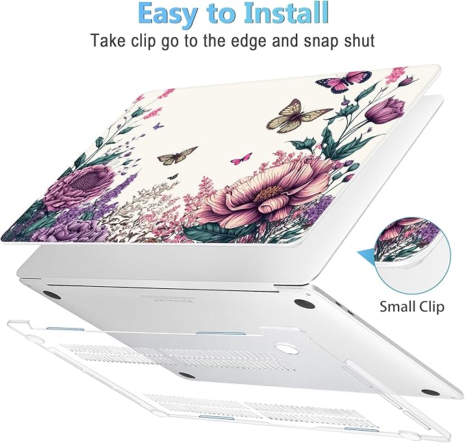 Mektron for MacBook Pro 13-inch Case 2022 2021 2020 Release A2338 M2 M1 A2289 - Image 3