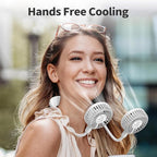 PANERGY Portable Neck Fan Rechargeable Hand Free Personal Fan Mini Wearable - Image 6