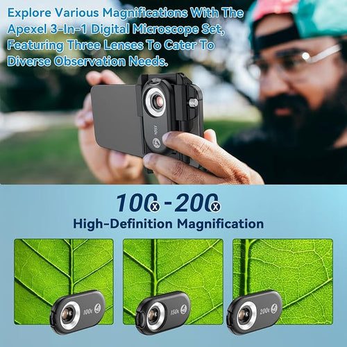 100X/150X/200X Nano Zoom Phone Micro Lens - Image 2